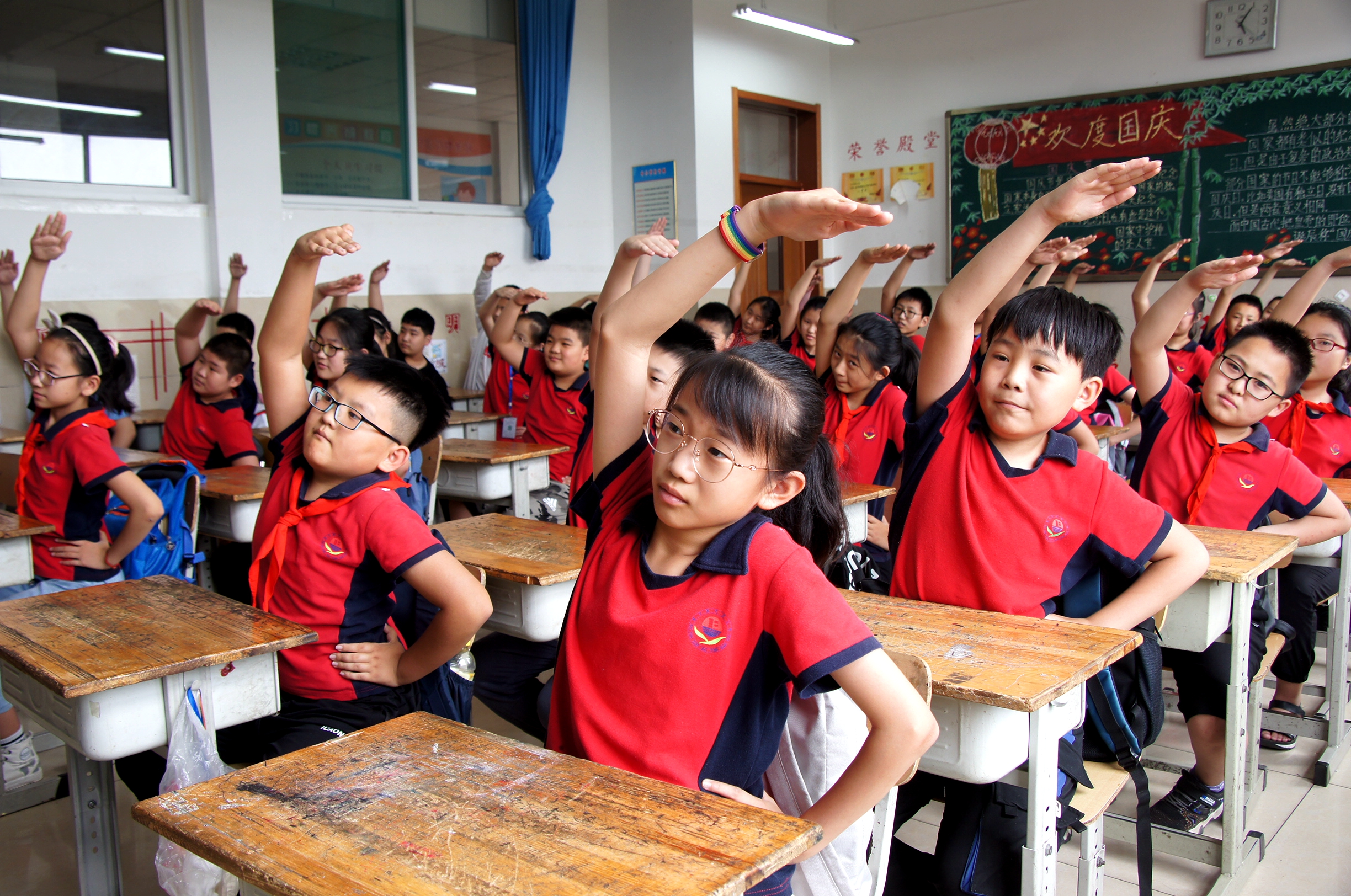 邹平开元小学课间"动"起来 学生"乐"起来
