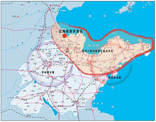 滨州北海新区地图图片