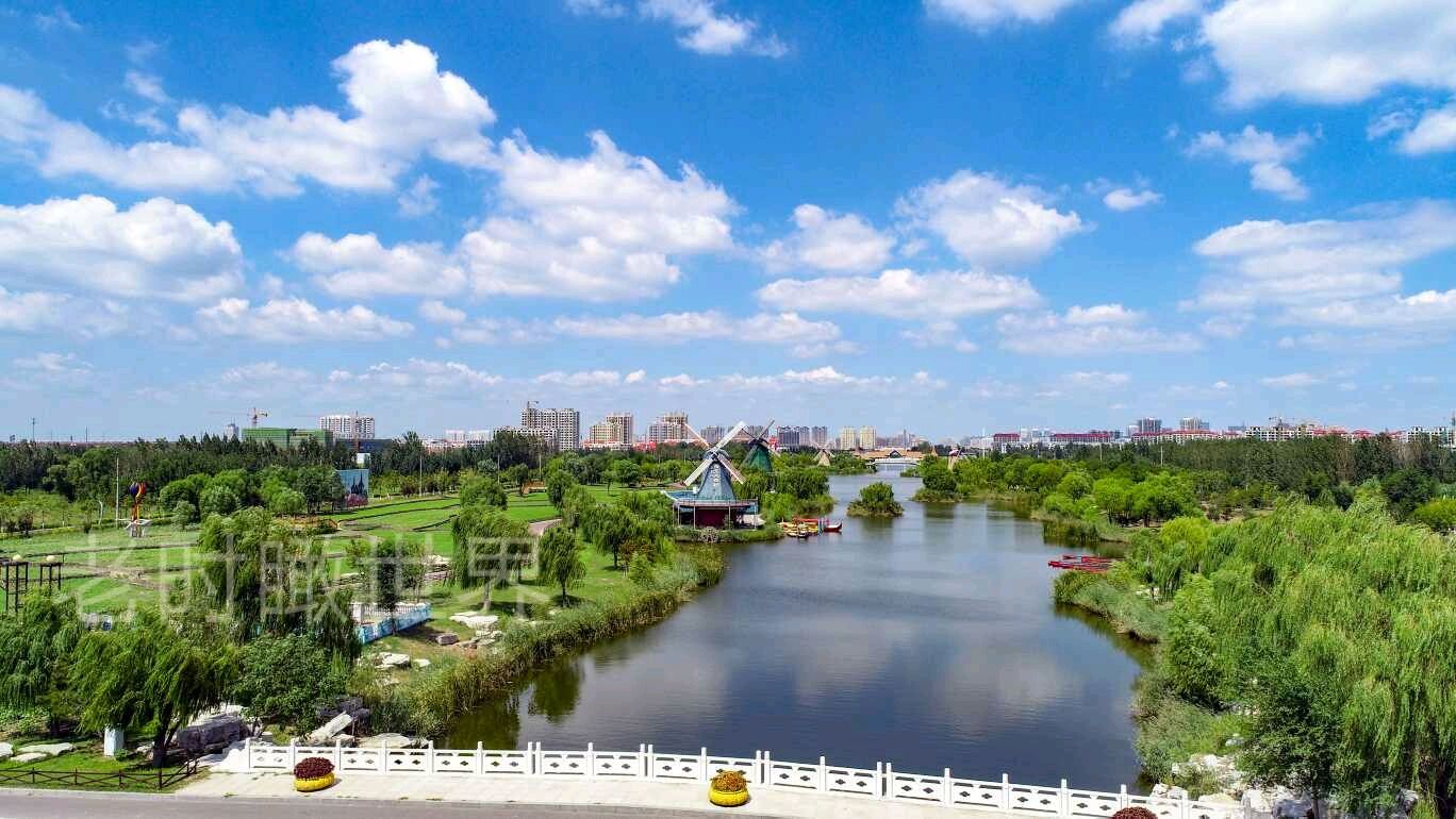 蓝天白云之——秦皇河