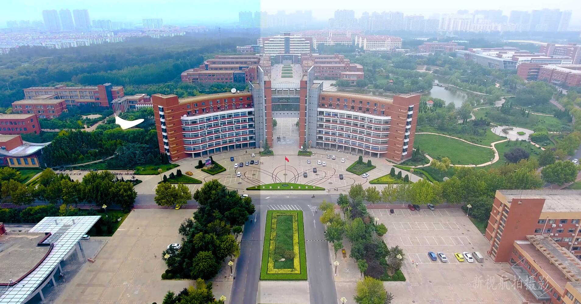 "飞的角度"看滨州学院