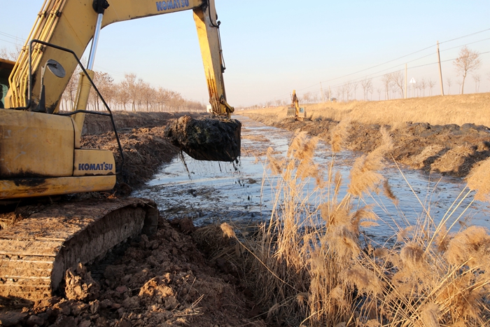 无棣市场化疏浚河道一举三赢