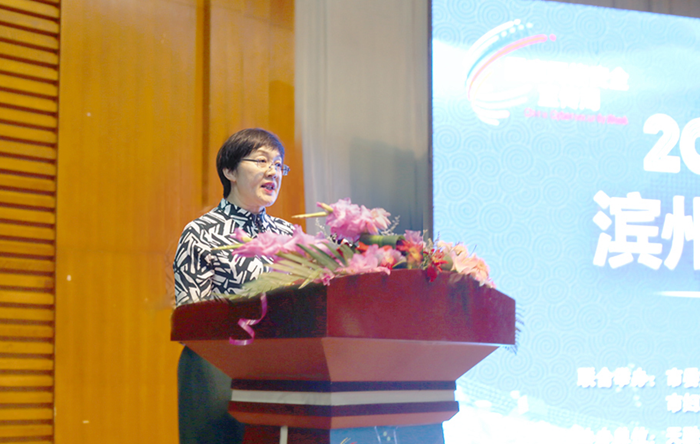 市委常委,宣传部部长王晓娟代表市委,市政府在启动仪式上致辞.